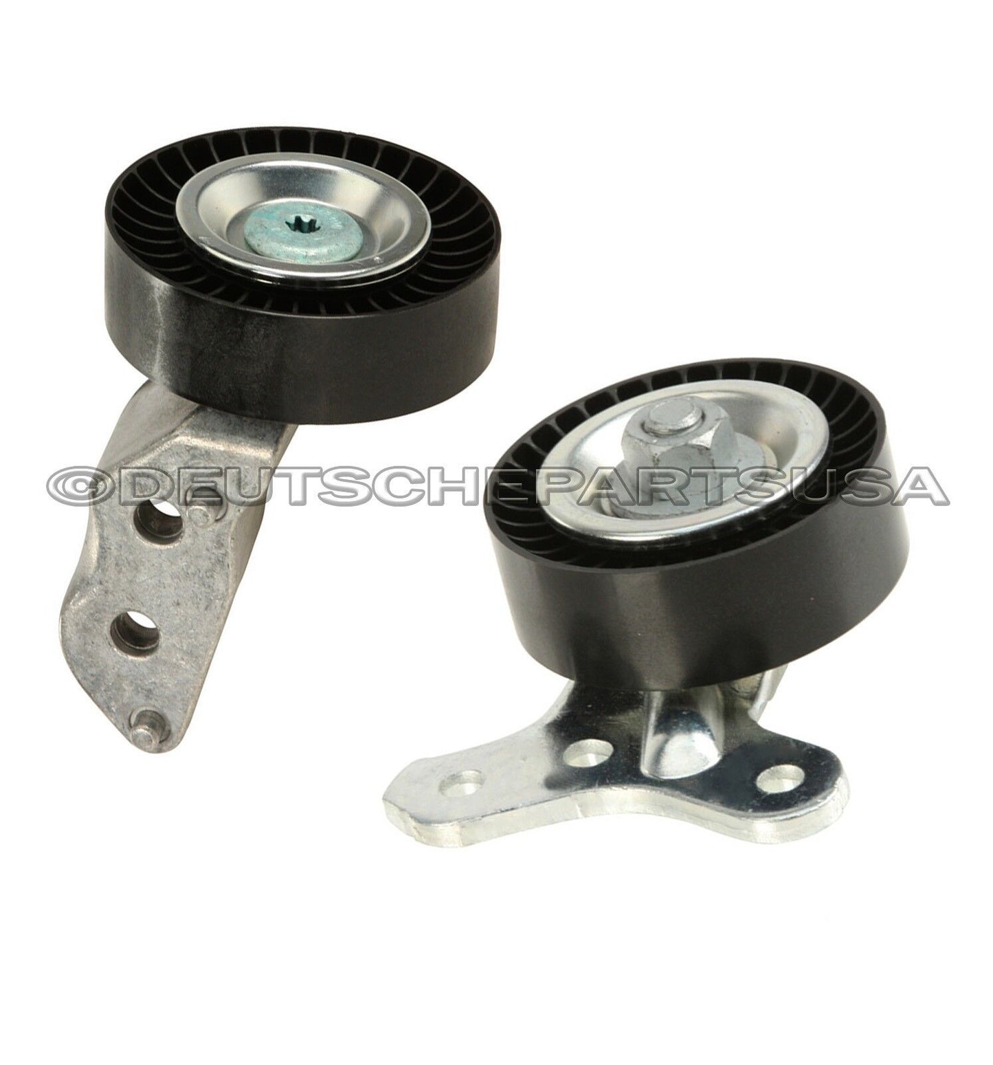 VW 2.5 DRIVE BELT IDLER TENSIONER PULLEY Water Pump Thermostat Cooling Kit Set 5