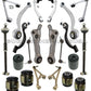 UPPER + LOWER FRONT + REAR CONTROL ARMS BALL JOINTS Tie Rods for JAGUAR S TYPE