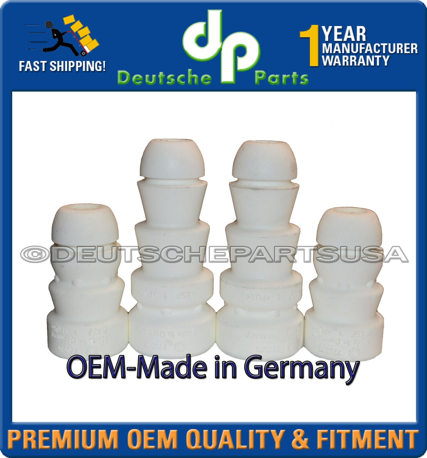 For Audi Q5 Front Rear Strut Bump Stop 8R0412131E 8R0512131E Made in Germany SET