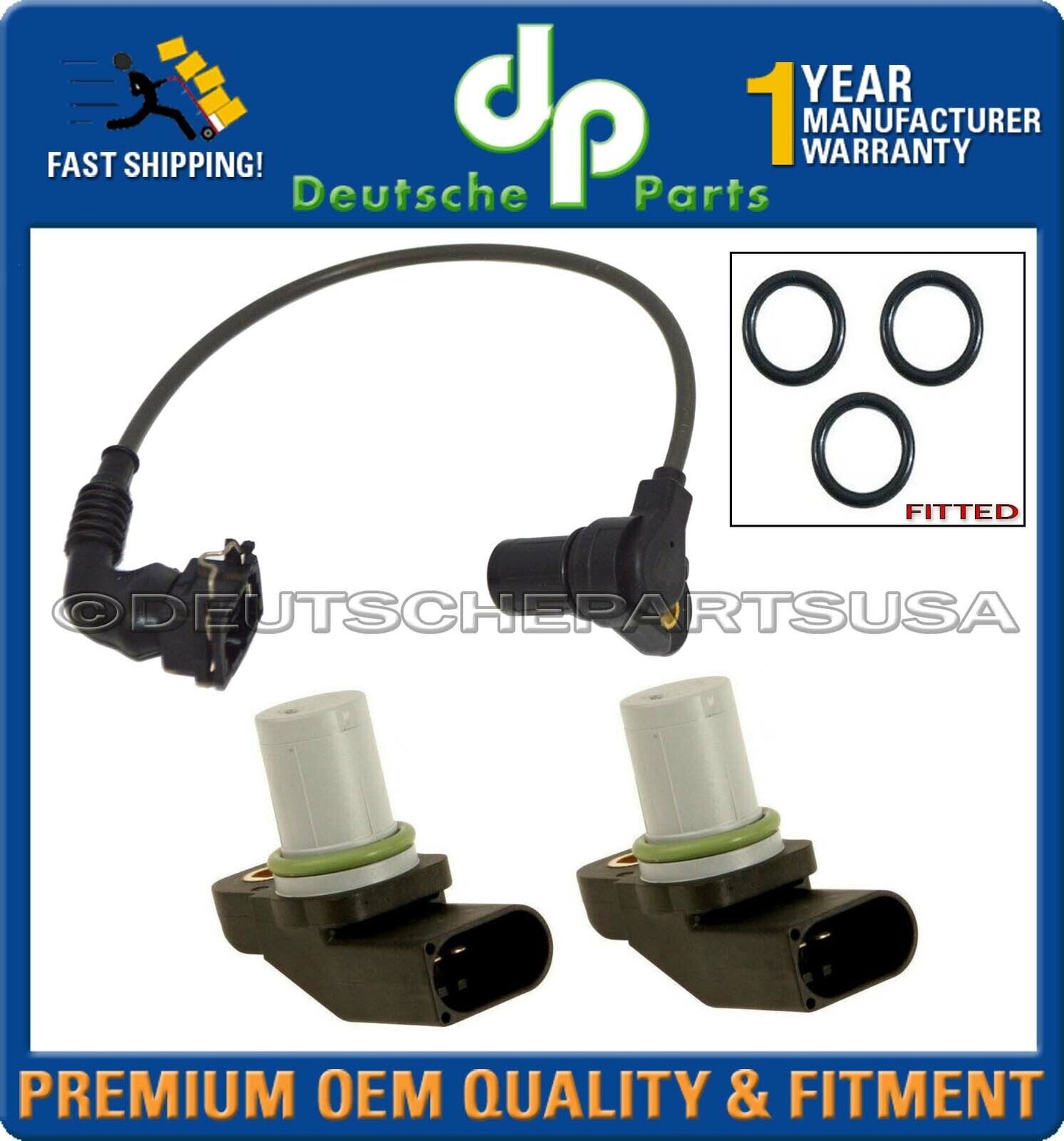 BMW E46 M3 Z3 Z4 Camshaft Cam Position Sensor Intake O'Ring Set