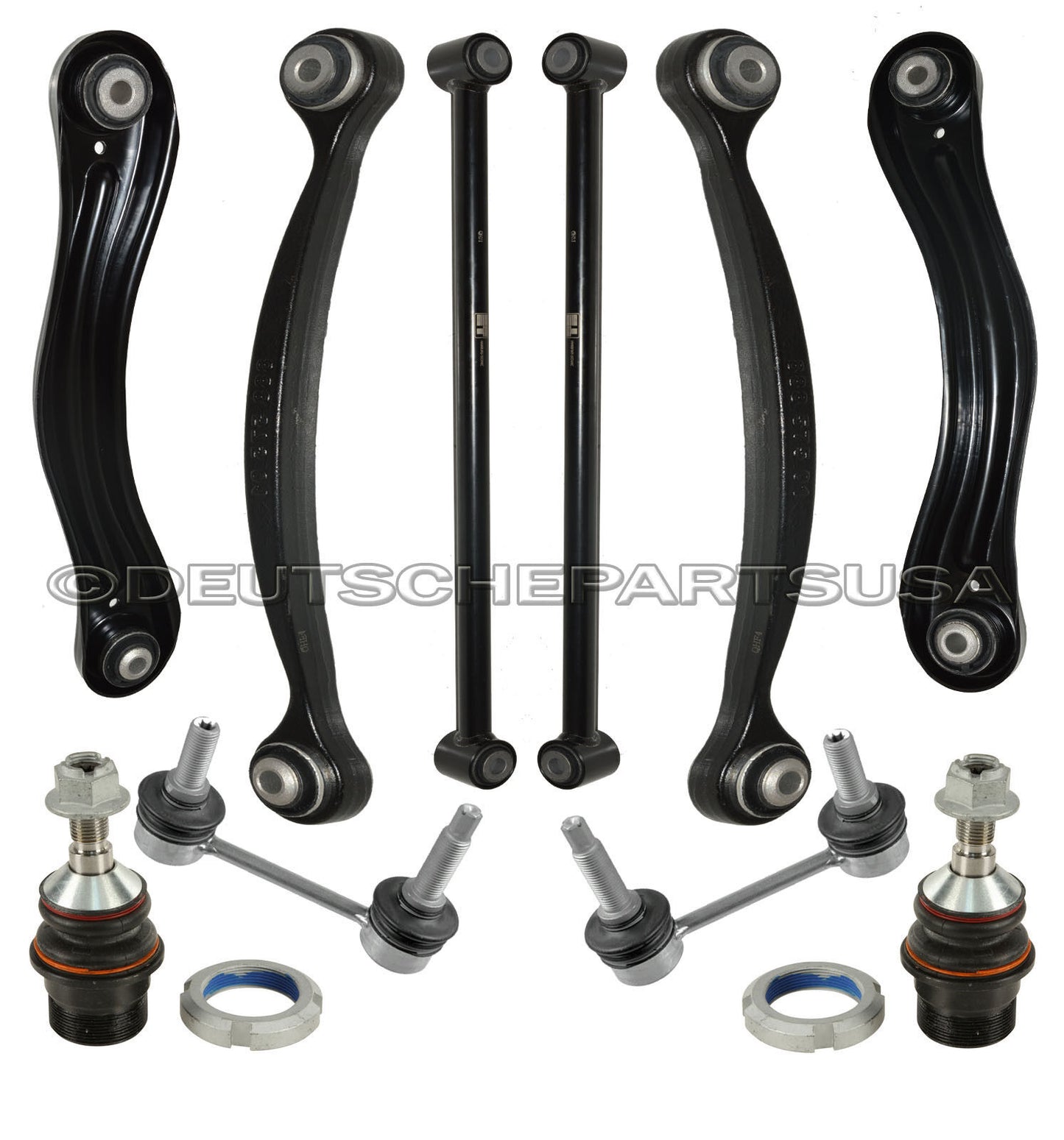 Mercedes X164 GL320 CDI FRONT REAR Control Arms Ball Jt SUSPENSION Kit 30pc 2006