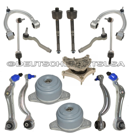 Mercedes W221 W216 4MATIC Control Arm Arms Ball Joint Mounts SUSPENSION KIT 15