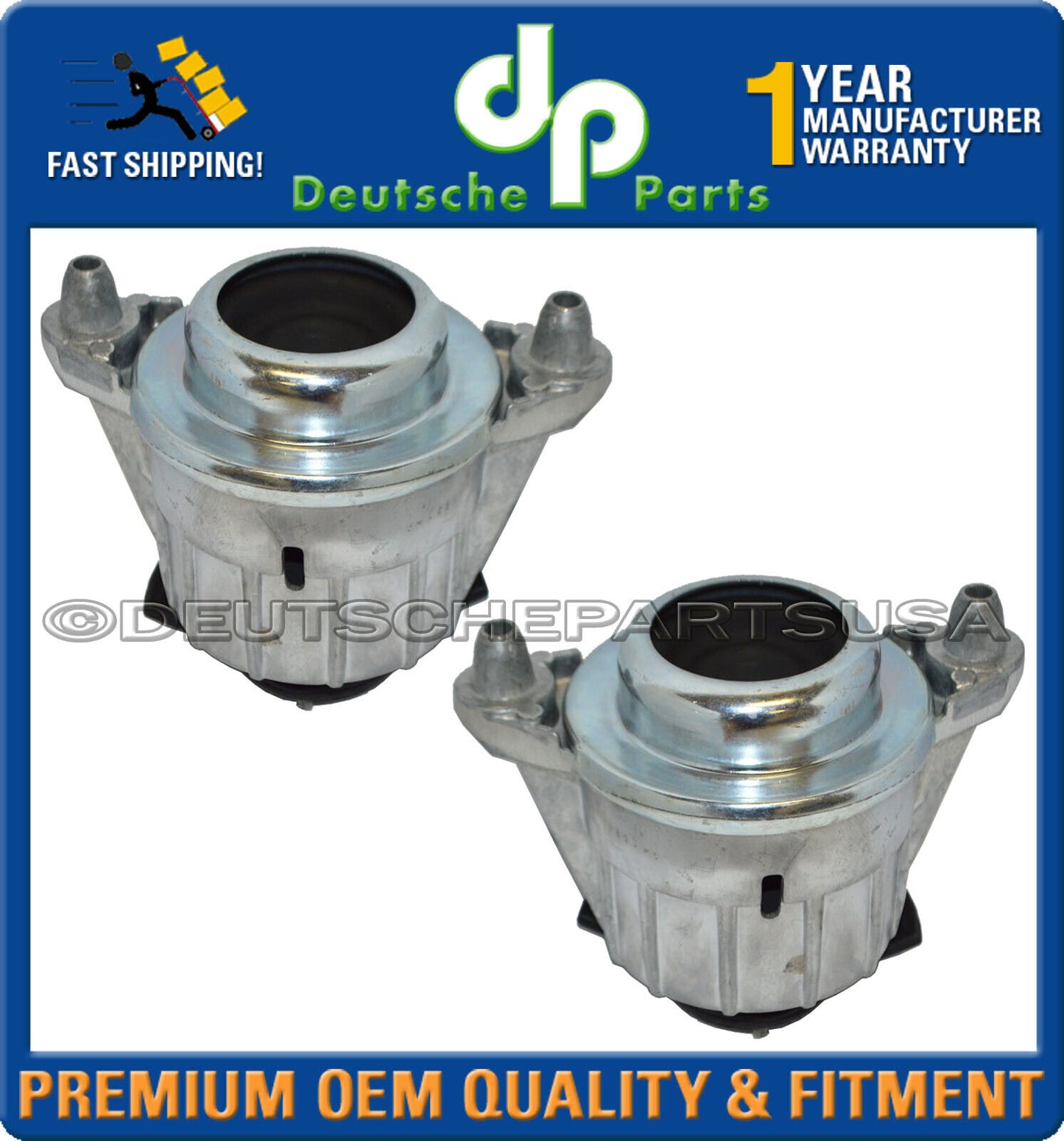 MERCEDES W204 C63 AMG SUSPENSION HYDRAULIC ENGINE MOTOR MOUNT MOUNTS SET 2PC