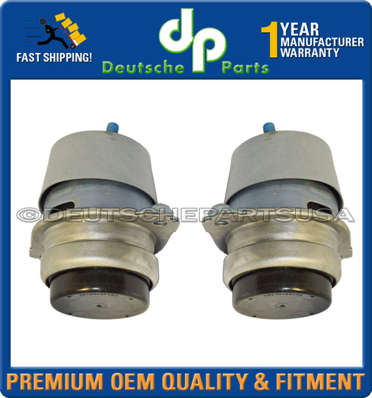PORSCHE PANAMERA 3.0 V6 HYDRAULIC OIL FILLED Engine Motor Mount Mounts LH+RH SET