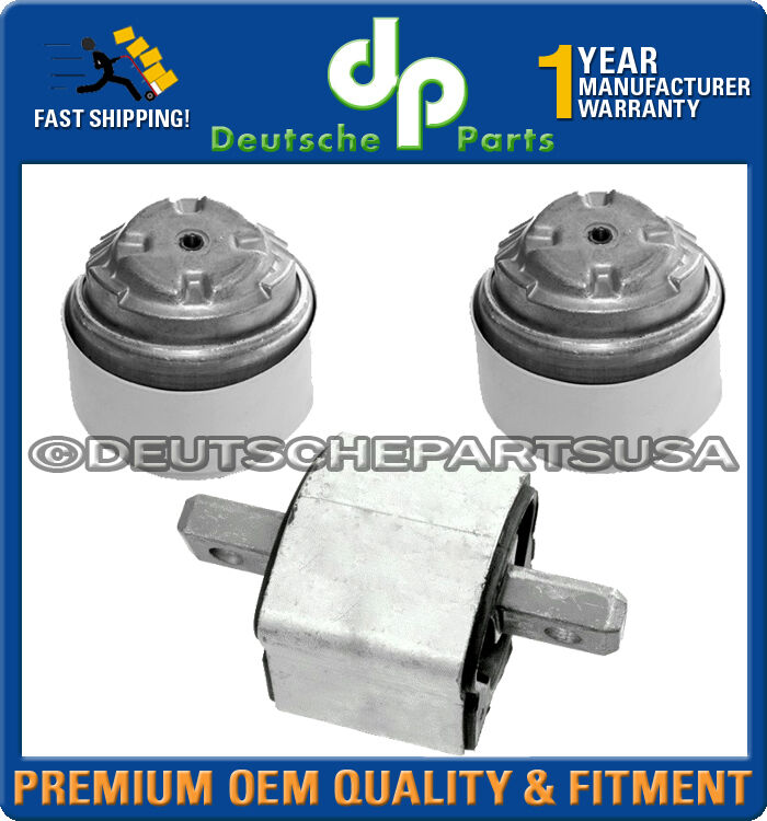 Mercedes W209 CLK500 CLK HYDRAULIC Engine Motor TRANSMISSION Mount Mounts SET 3