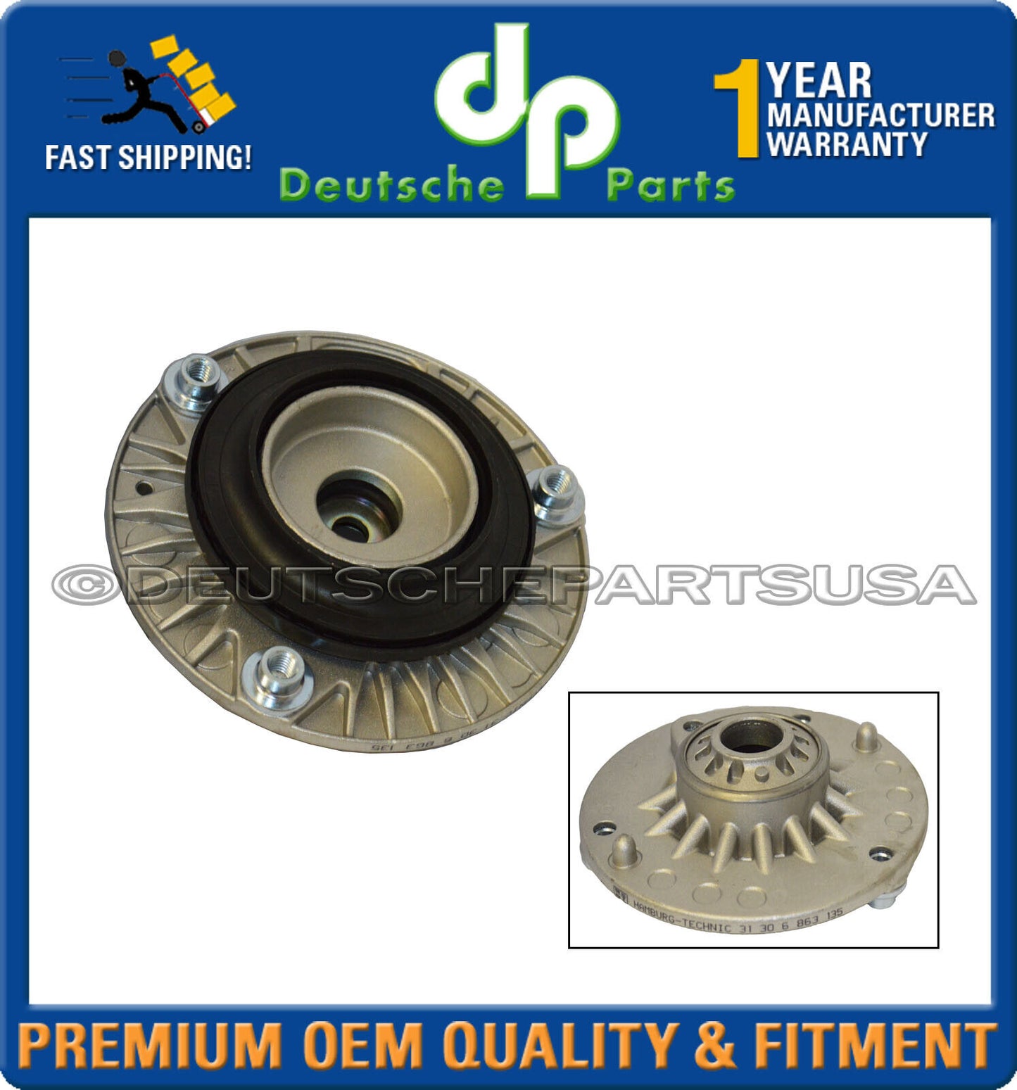 Front Strut Mount + Bearing fr BMW F30 F22 F32 F34 F36 Left / Right 31306880438