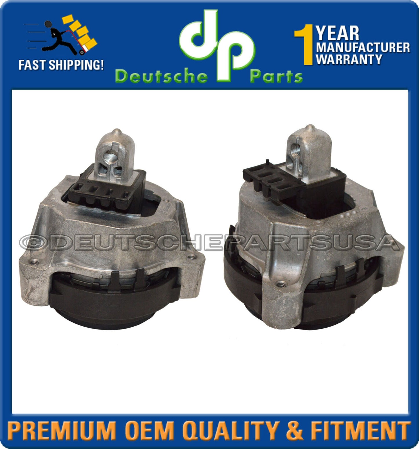 BMW 530i 530i xDrive Engine Motor Mount Torque Strut Left + Right Set of 2