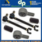 Porsche 911 912 914 Steering Rack Boot Tie Rod Rods Articulated Bushing L+R 6 Pc