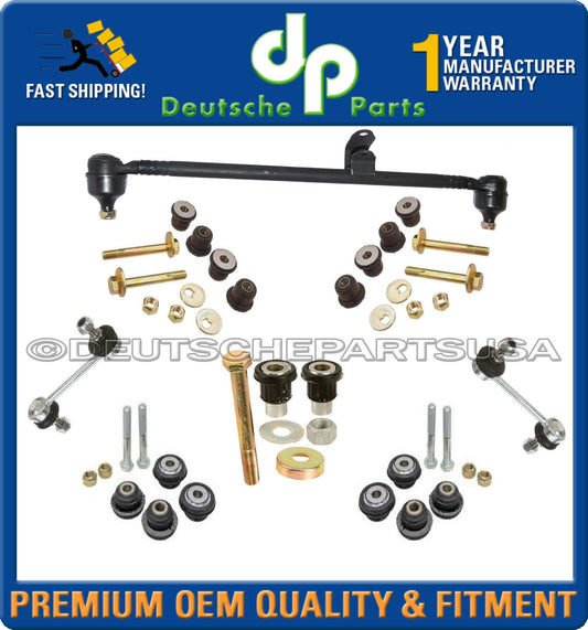 Mercedes R107 350SL Drag Link Idler Arm Bushing Sway Bar SUSPENSION KIT 8pc