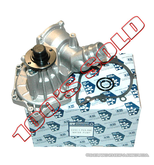 WATER PUMP + GASKET 11 51 1 713 266 for BMW E39 540i E38 740i 740iL X5 4.4 4.8