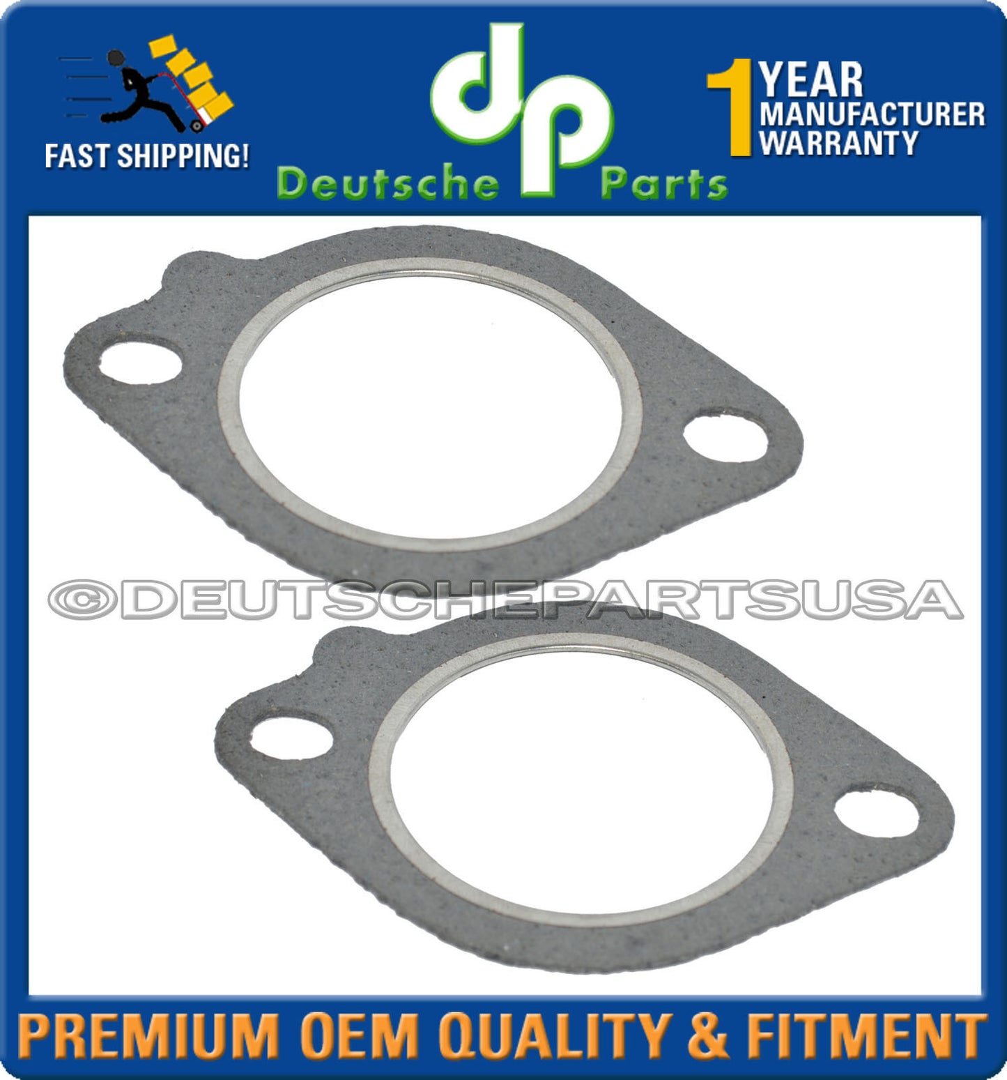 BMW E60 E90 E91 E92 E93 Exhaust Manifold Gasket 18 10 7 549 447 Set of 2