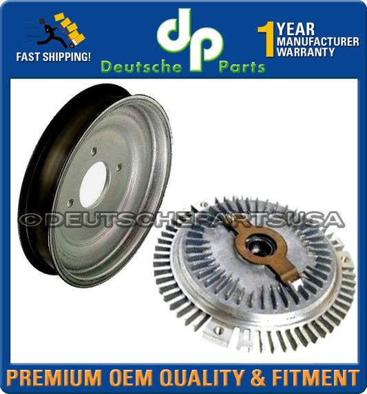 MERCEDES W201 W124 W126 ENGINE COOLING FAN CLUTCH RADIATOR & PULLEY KIT