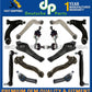 Jaguar X-Type FRONT + REAR CONTROL ARM BALL JOINT + Tie Rod Sway Bar Link Kit 12