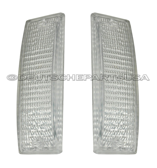 Clear Turn Signal Lens SET of 2 For: Porsche 911 930 LEFT + RIGHT 91163191500