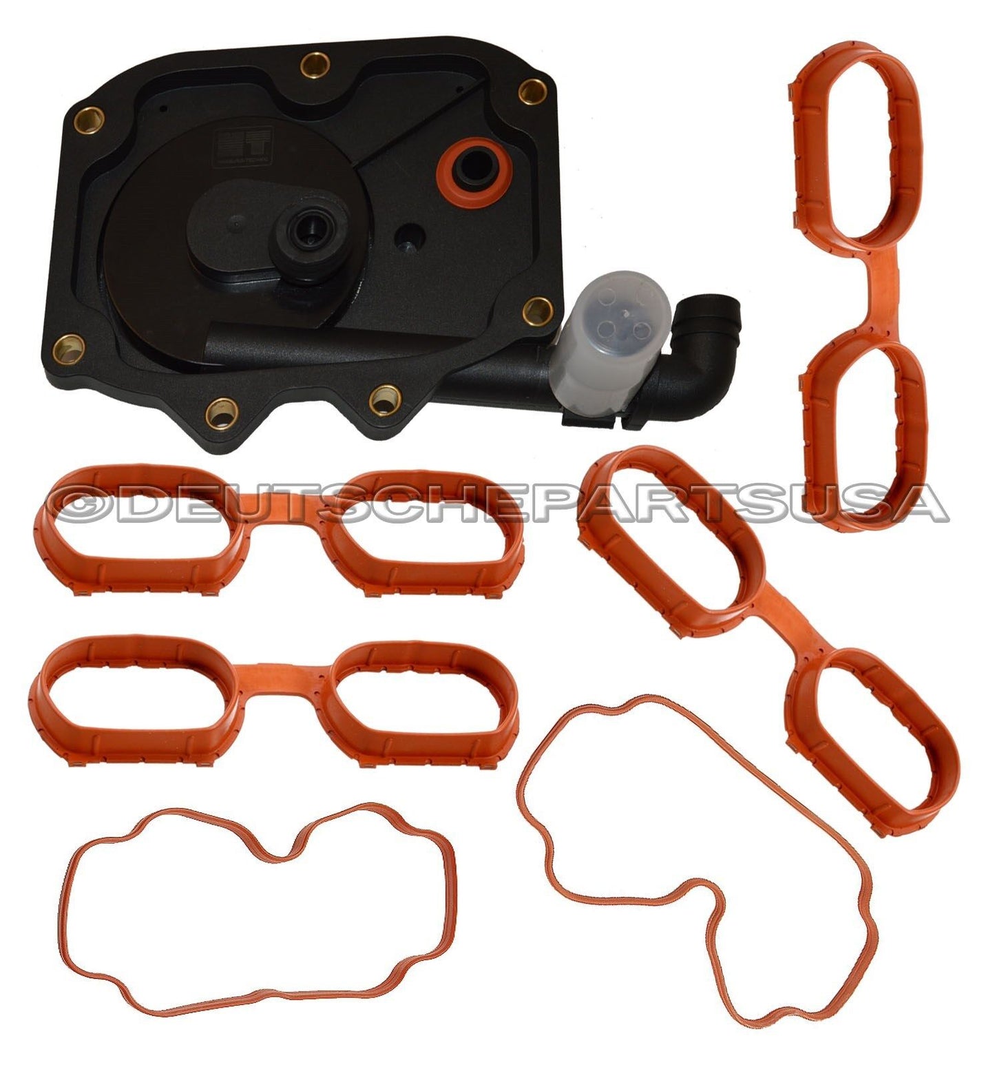 PCV Crankcase Oil Separator Vent Valve Ventilation System Gasket Gaskets Set 8