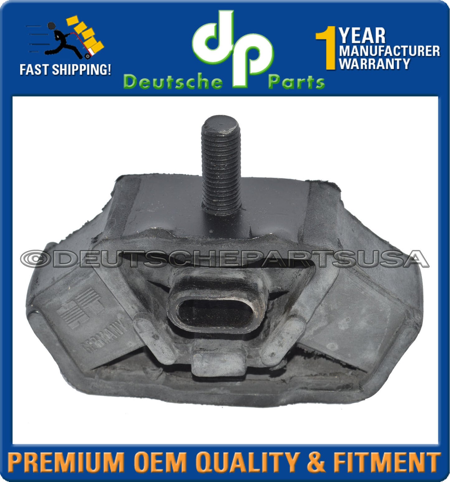 Mercedes R107 380SL 560SL Transmission Engine Motor Mount Mounts 1072412213 SET3