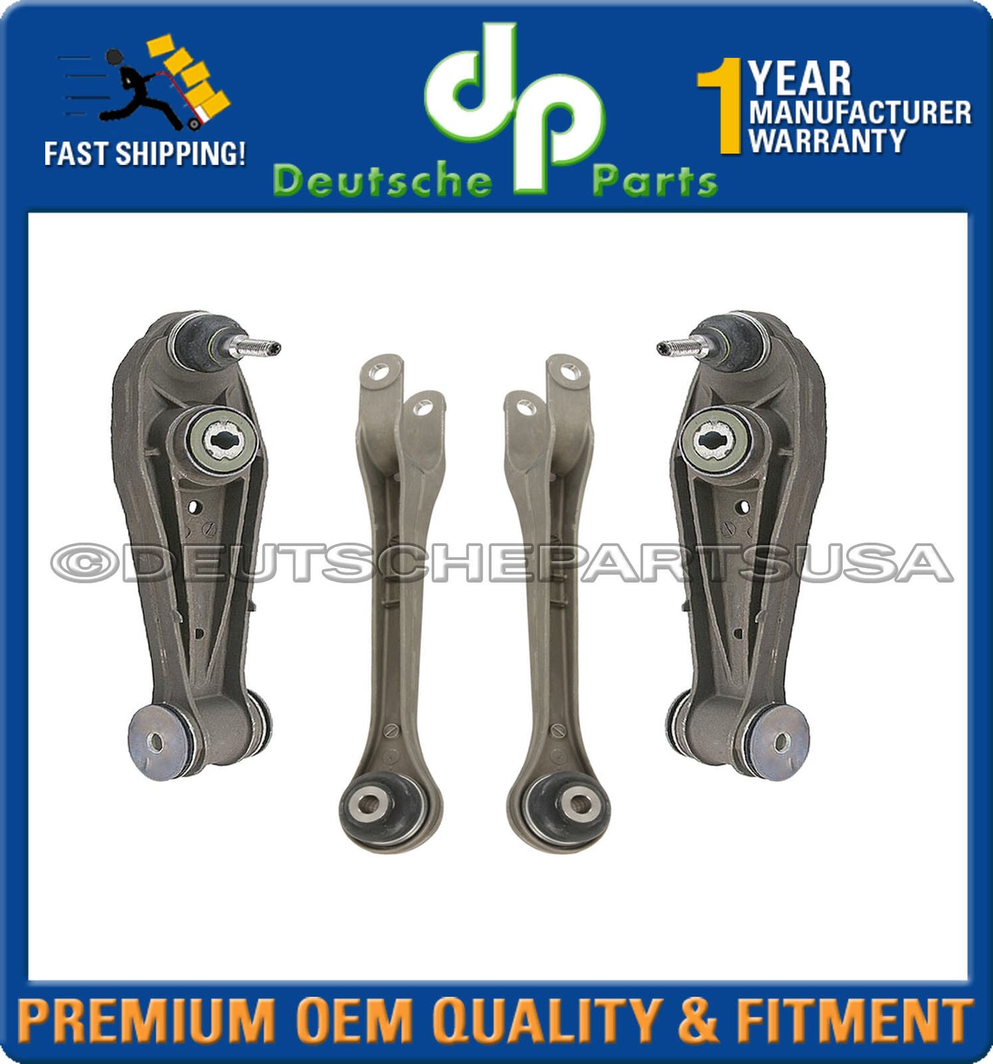 PORSCHE 911 997 BOXSTER 987 CAYMAN Control Arm Arms Ball Joint Joints L+R Set 4