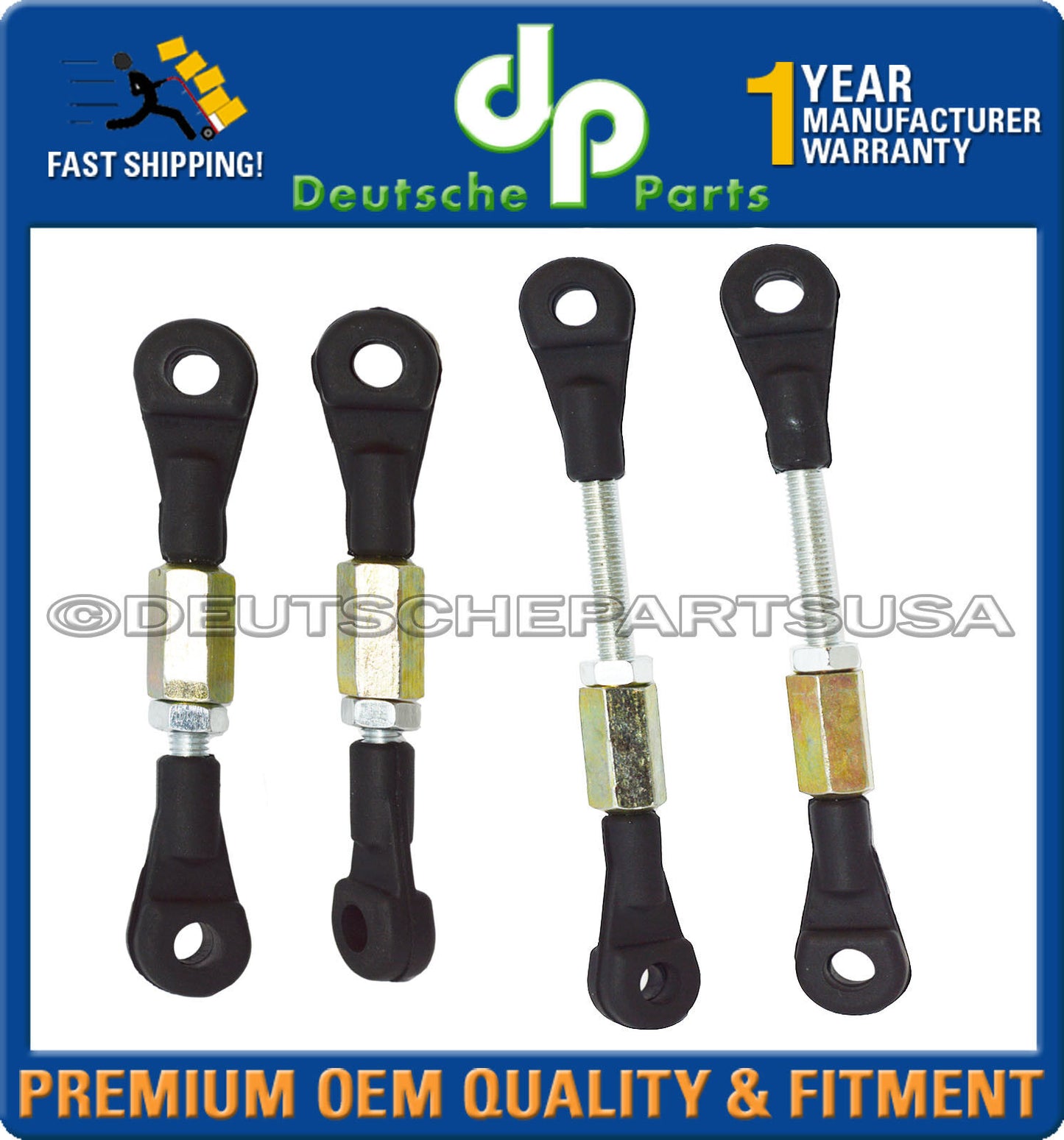 LAND ROVER RANGE ROVER HSE ADJUSTABLE LOWERING LINKS SUSPENSION KIT L405 Set 4