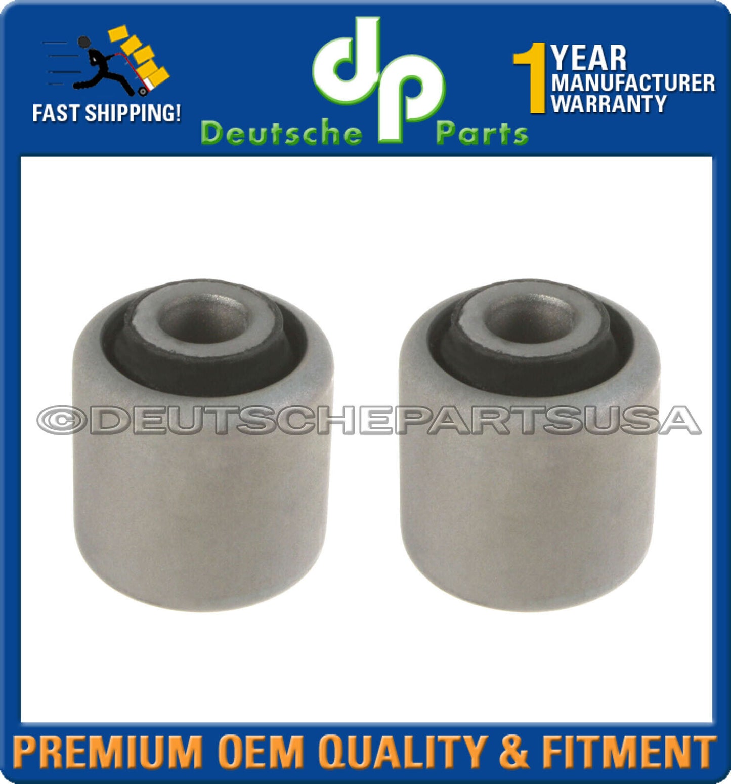 BMW X5 X6 Front Suspension Lower Control Arm Bushing LH + RH 31126855509 Set 2