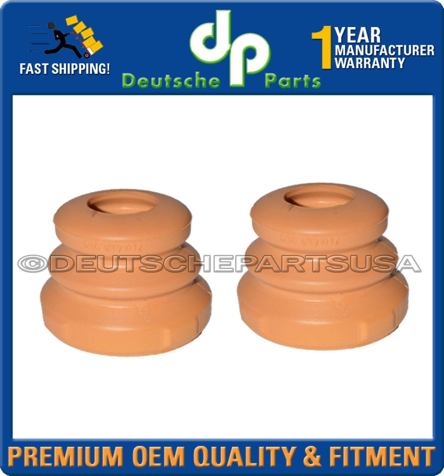AUDI / VW Q7 Front Bump Stop - Shocks Left + Right 7L0 412 303 A 7L0412303A Set