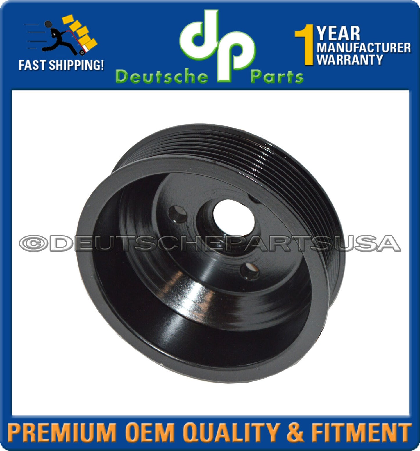 Porsche Cayenne Panamera Engine Water Pump Pulley-Heavy Duty Aluminum Upgrade
