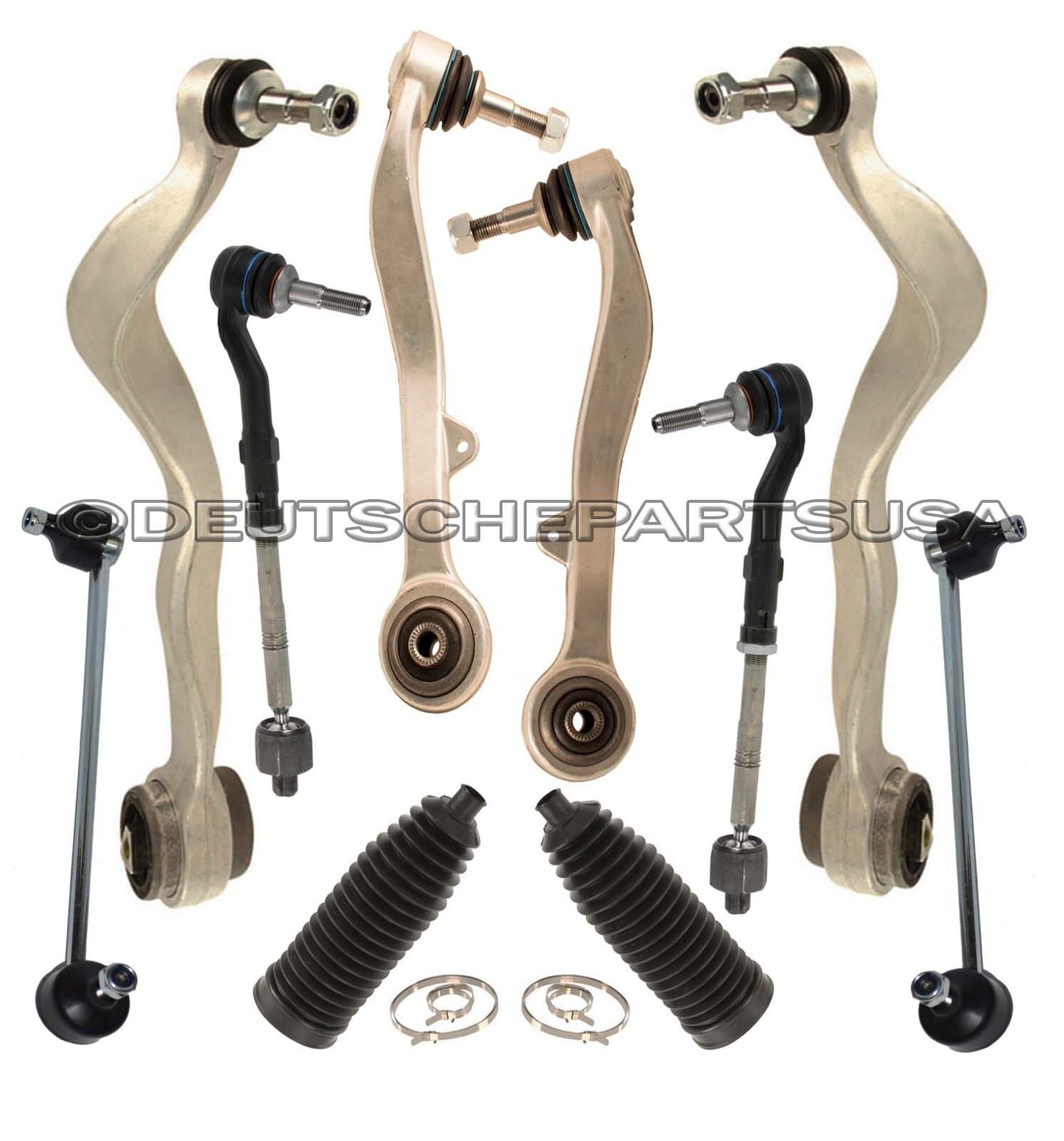 FRONT CONTROL THRUST Arm ARMS BALL JOINTS Tie Rods BMW E63 E64 Suspension Kit 10
