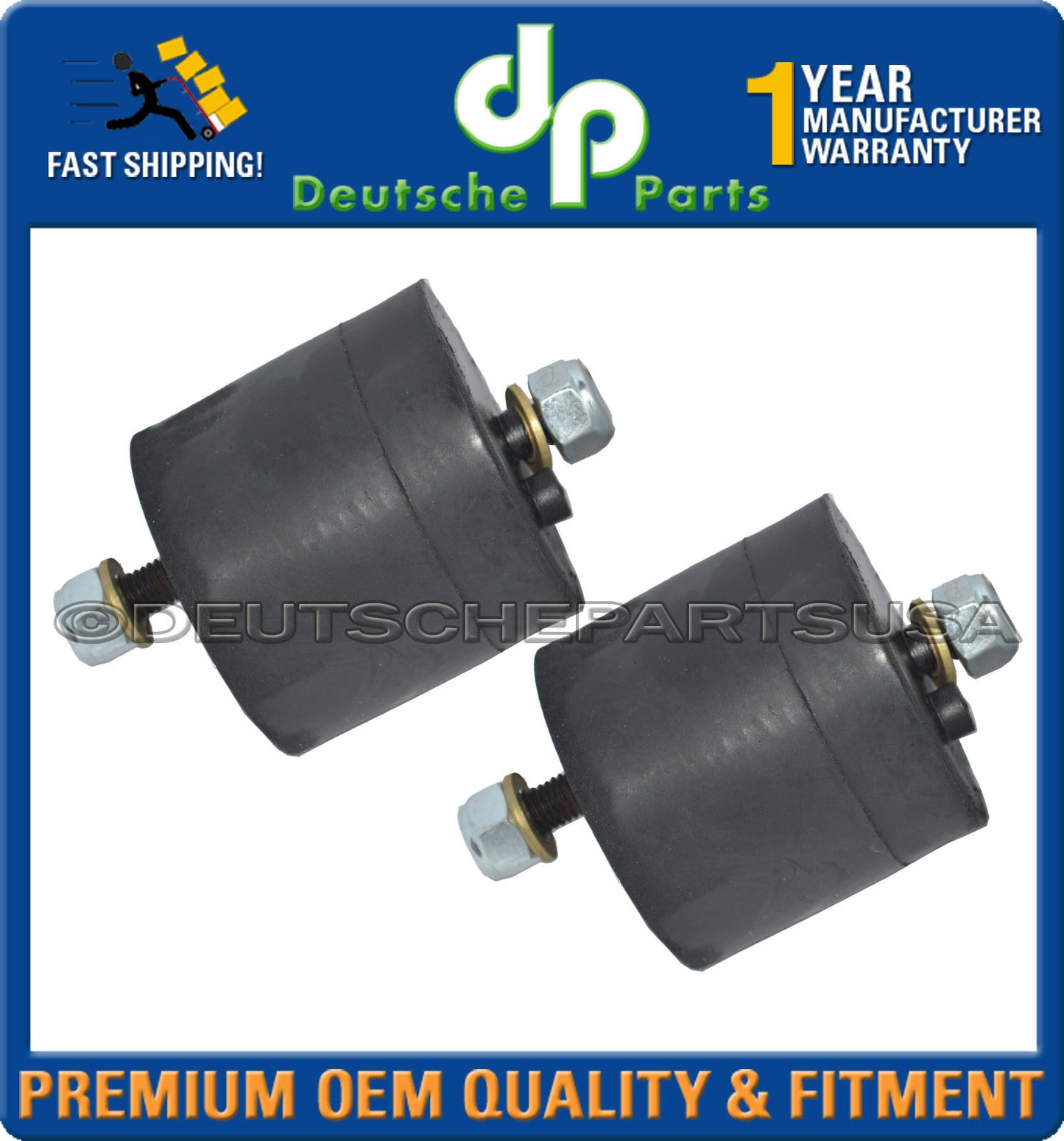BMW E34 525i Engine Mount Auto Transmission Mount Mounts L + R 11811138879 Set 4