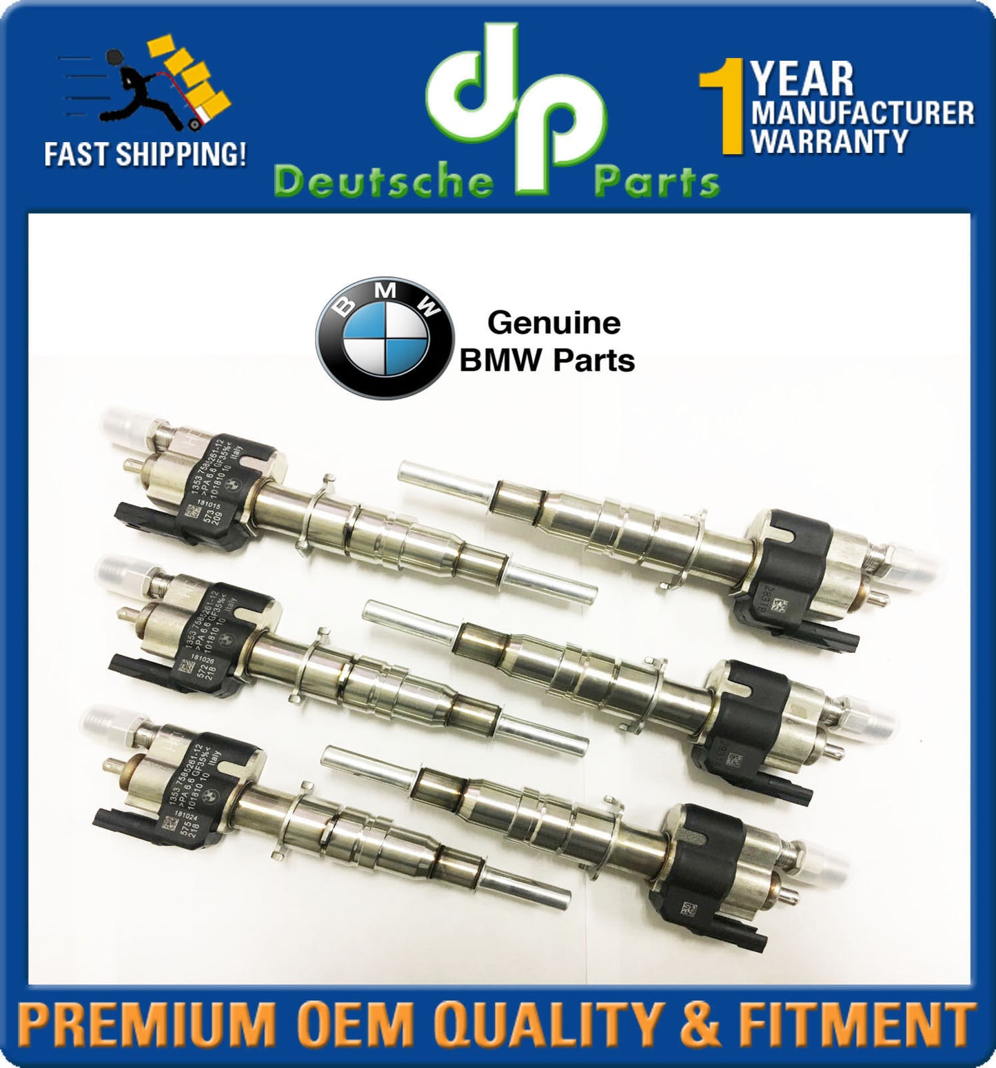 BMW Fuel Injector Coupler Index 12 N54 N63 135 335 535 550 750 X5 X6 13538616079