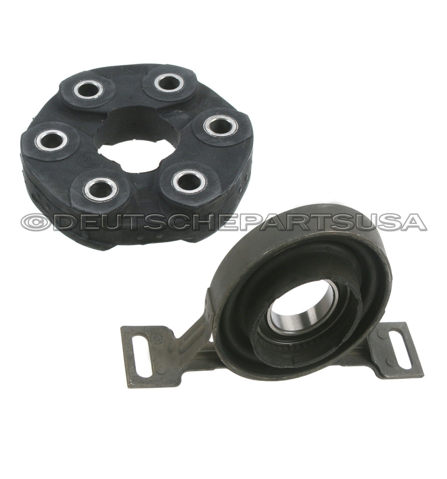 Drive Shaft Flex Disc Joint Guibo + Center Support Bearing for BMW E39 535 02 03