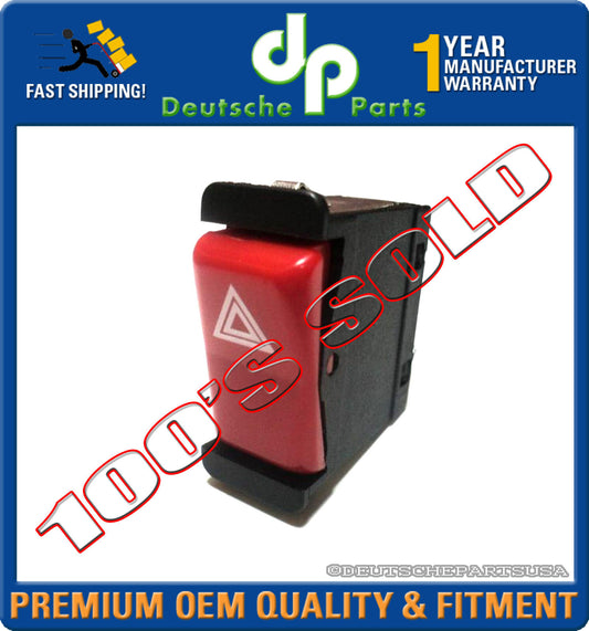 MERCEDES W123 W126 190E 300D 300CD 380SE 380SL 500SEL HAZARD FLASHER SWITCH