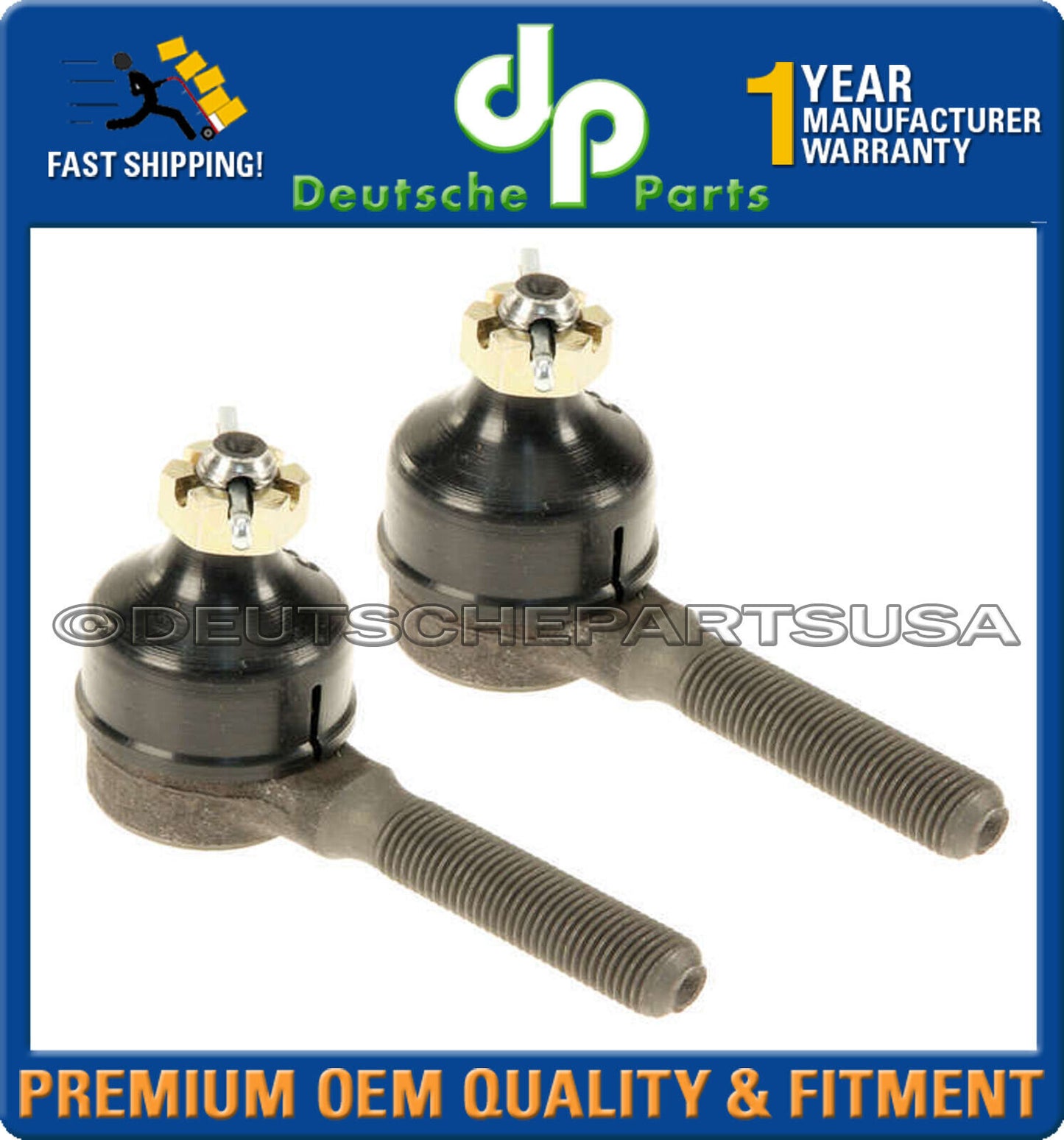 Porsche 924 944 Outer Tie Rod End Left + Right 944 347 333 01 94434733301 Set 2