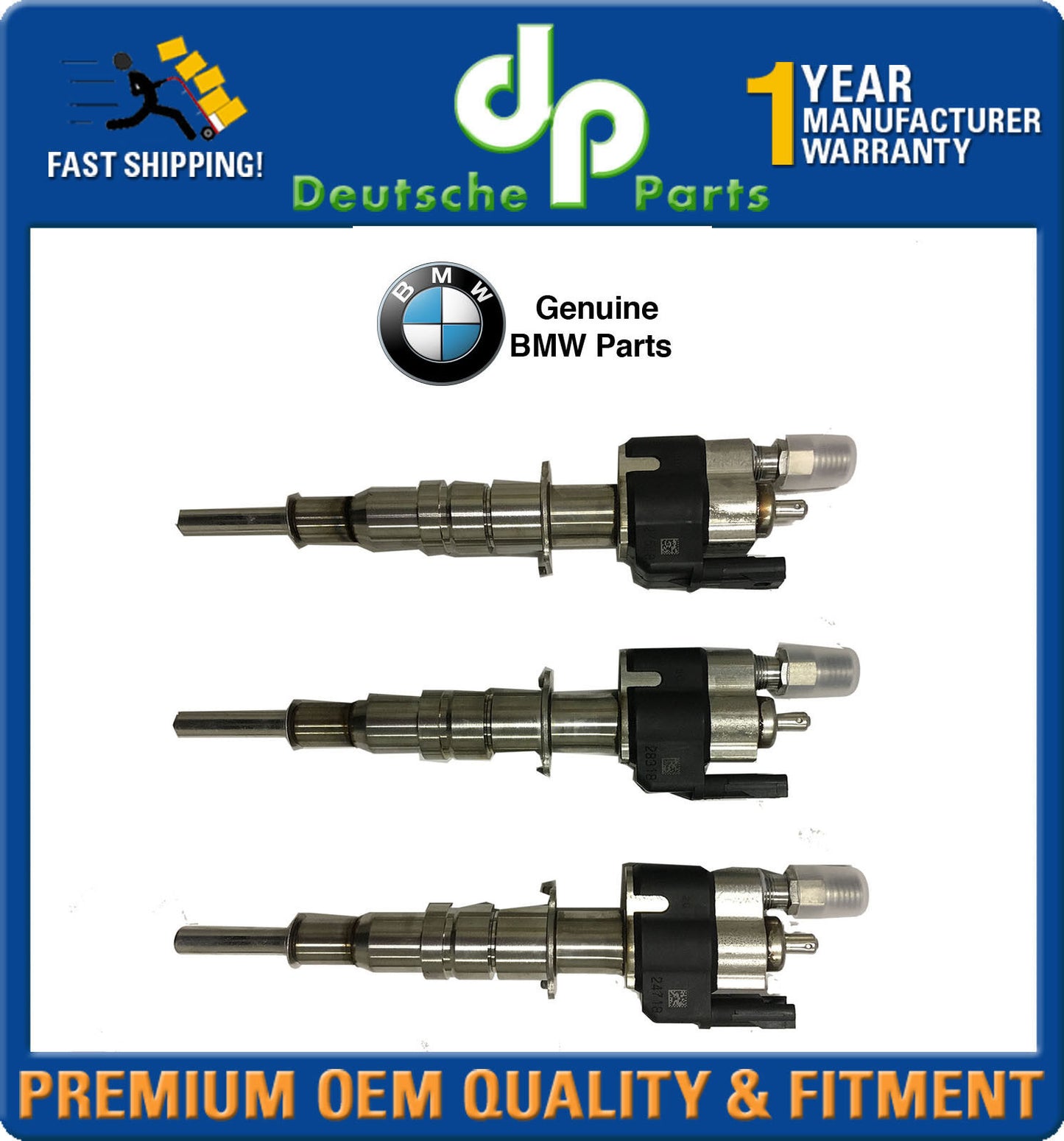 BMW Fuel Injector INDEX 12 550i 650i 750Li X5 13538616079 13 53 8 616 079 SET 8