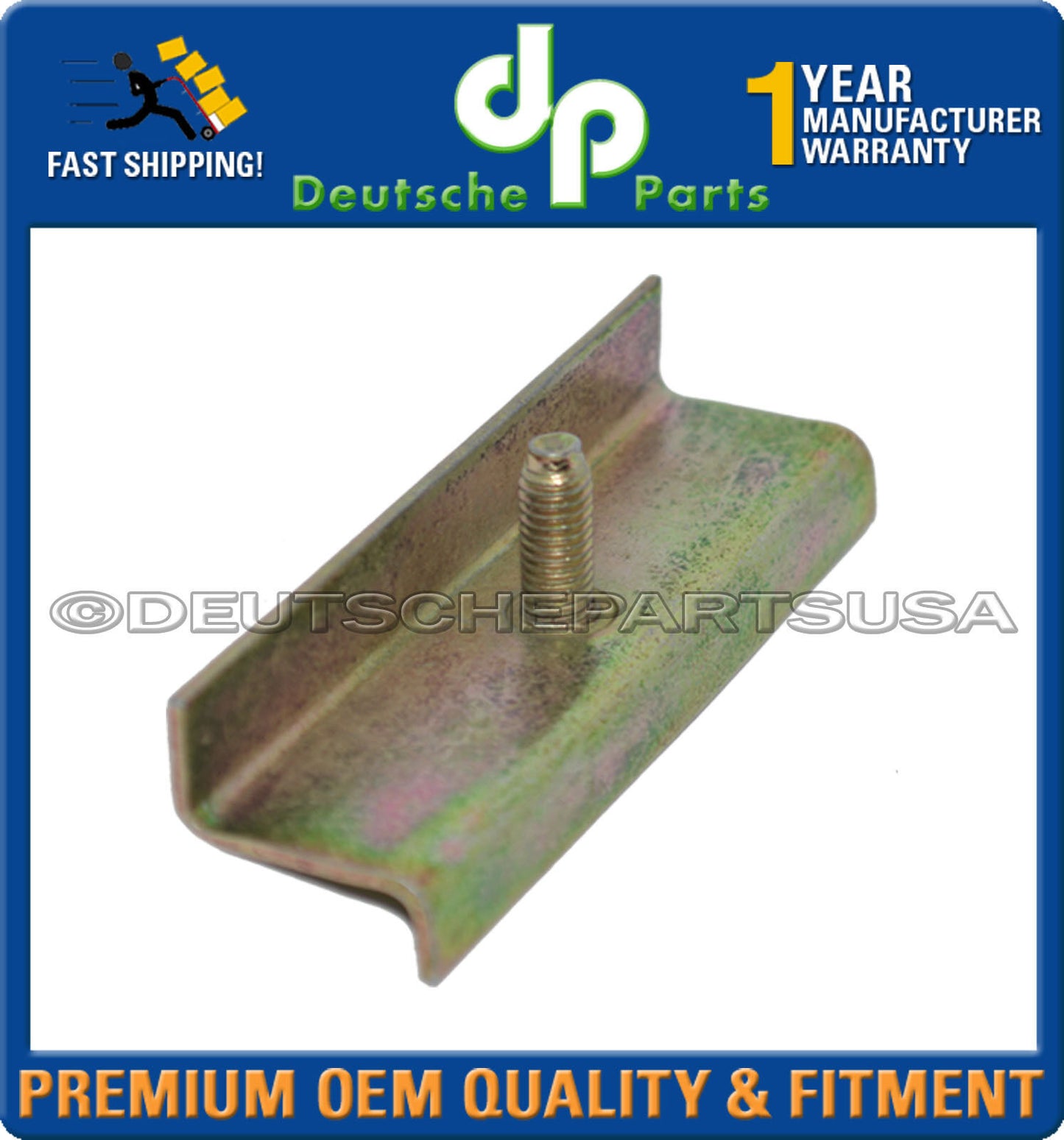 Porsche 911 912 930 Bracket for Front Spoiler Brand New 91150302300 SET of 7
