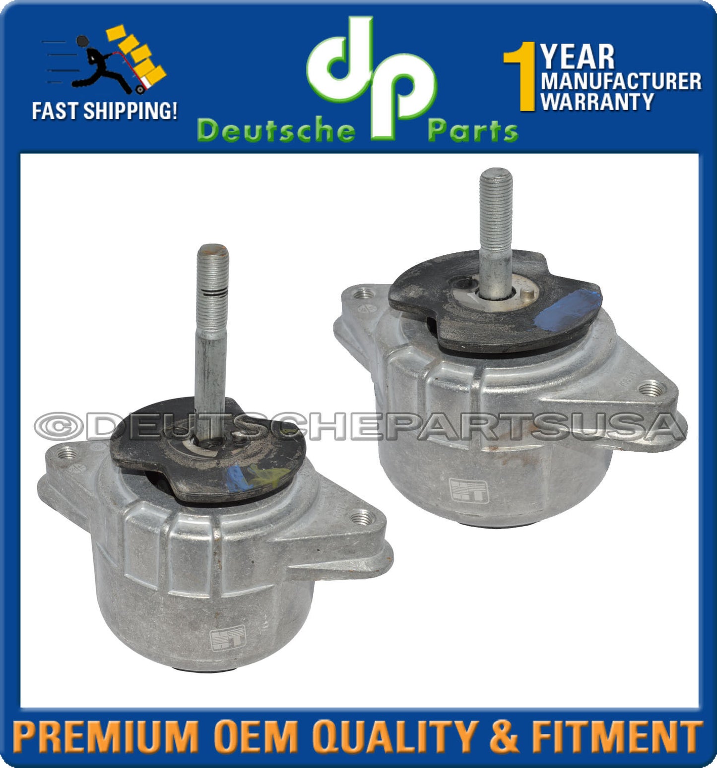 Porsche Panamera 4.8 V8 Engine Motor Mount AT Transmission Mount Carrier Set 4