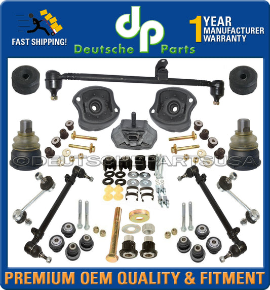 Mercedes R107 Control Arm Ball Joints Engine Tranny Mounts Suspension Kit 18