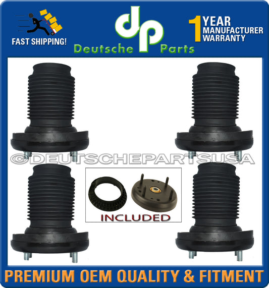 JAGUAR S-TYPE Front + Rear STRUT SHOCK MOUNT MOUNTS + SPRING SEAT + BOOT SET 12