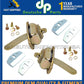 PORSCHE 944 924 968 DOOR STOP STOPPER CHECK STRAP LATCH Repair Plate KIT SET 6