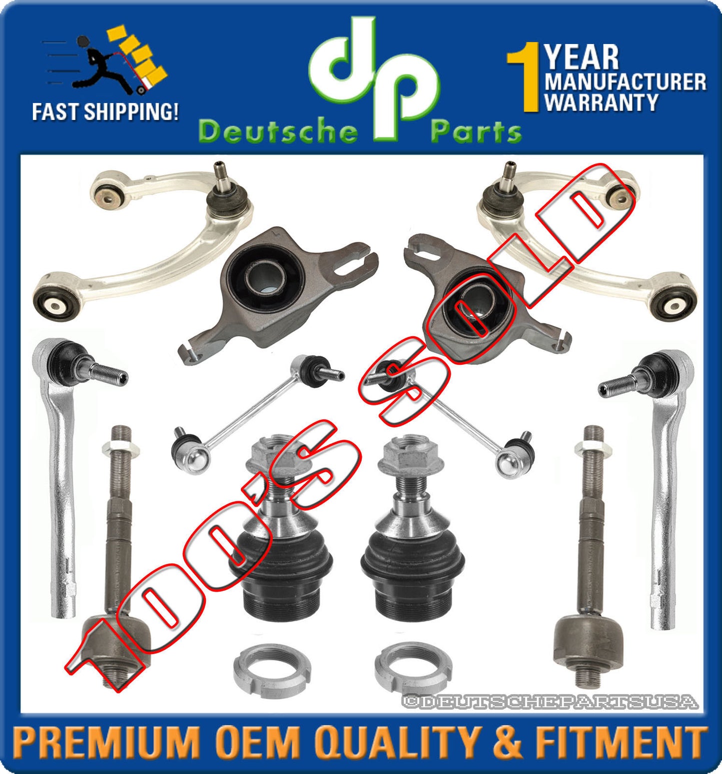 Mercedes W164 ML GL UPPER LOWER Control Arms Ball JointS Tie Rods SUSPENSION Kit
