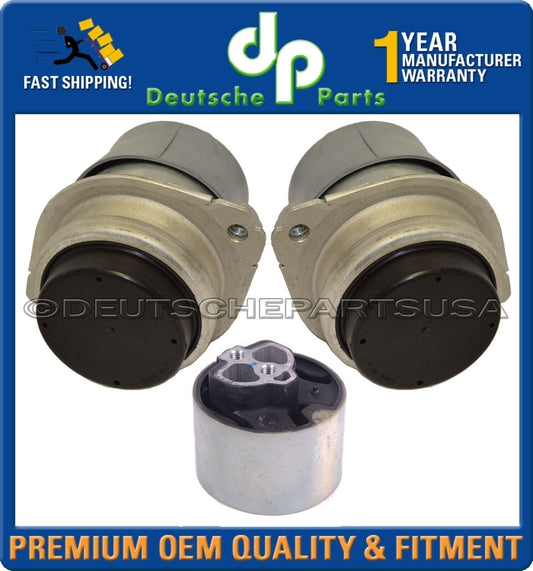PORSCHE CAYENNE 3.0 V6 OIL FILLED HYDRAULIC Engine Motor Mount Mounts LH+RH SET