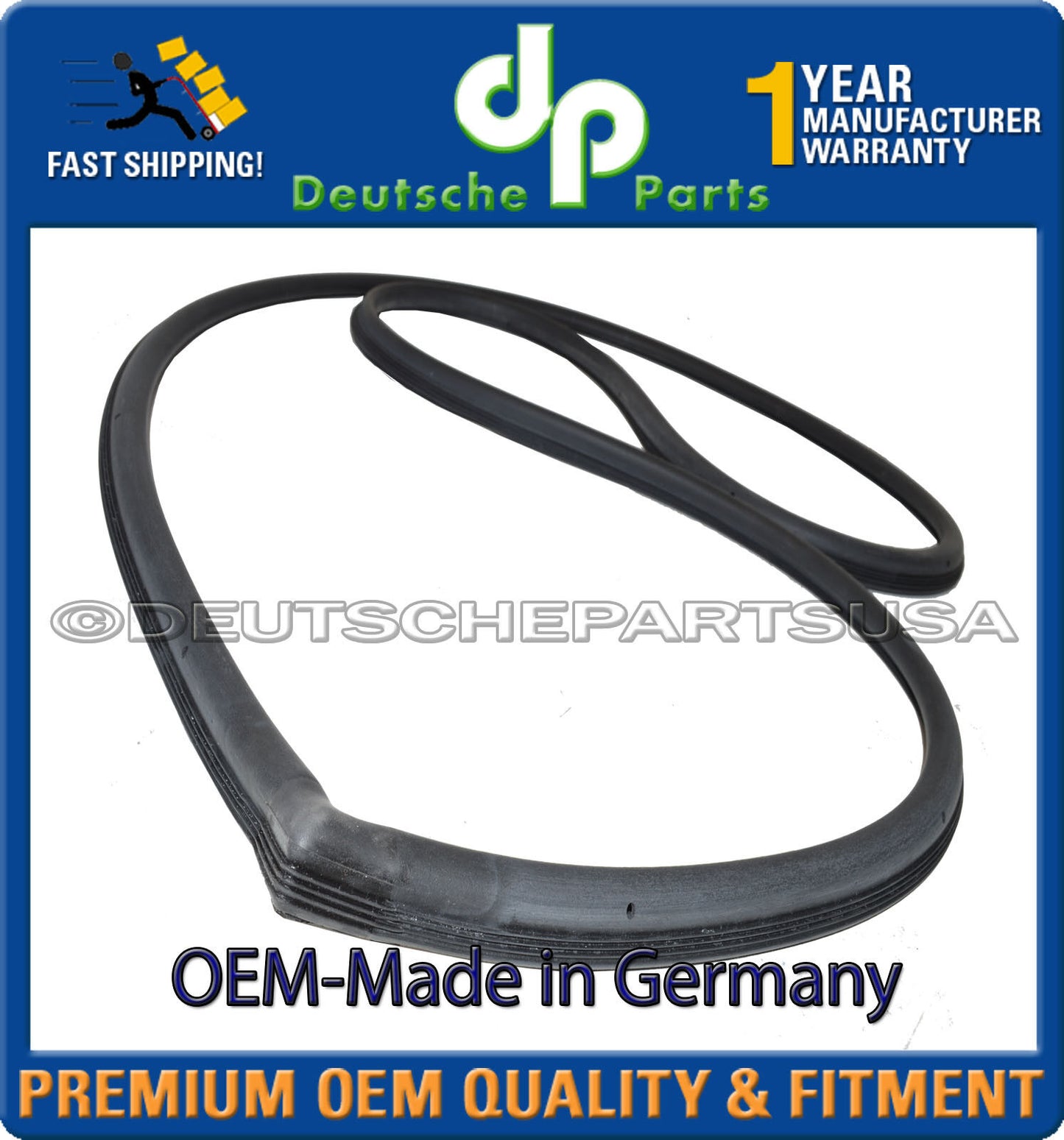 Porsche 911 Left Door Seal 964 531 095 00 96453109500 OEM-Made in Germany