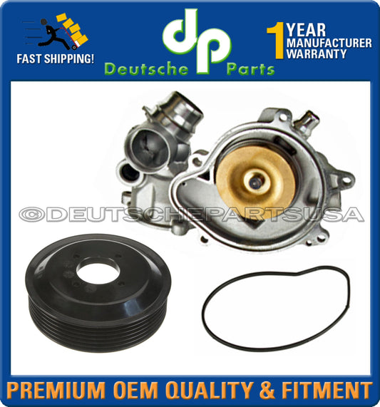 WATER PUMP + GASKET + PULLEY for BMW E70 X5 4.8 E71 X6 E60 E65 11517586779 OEMQ
