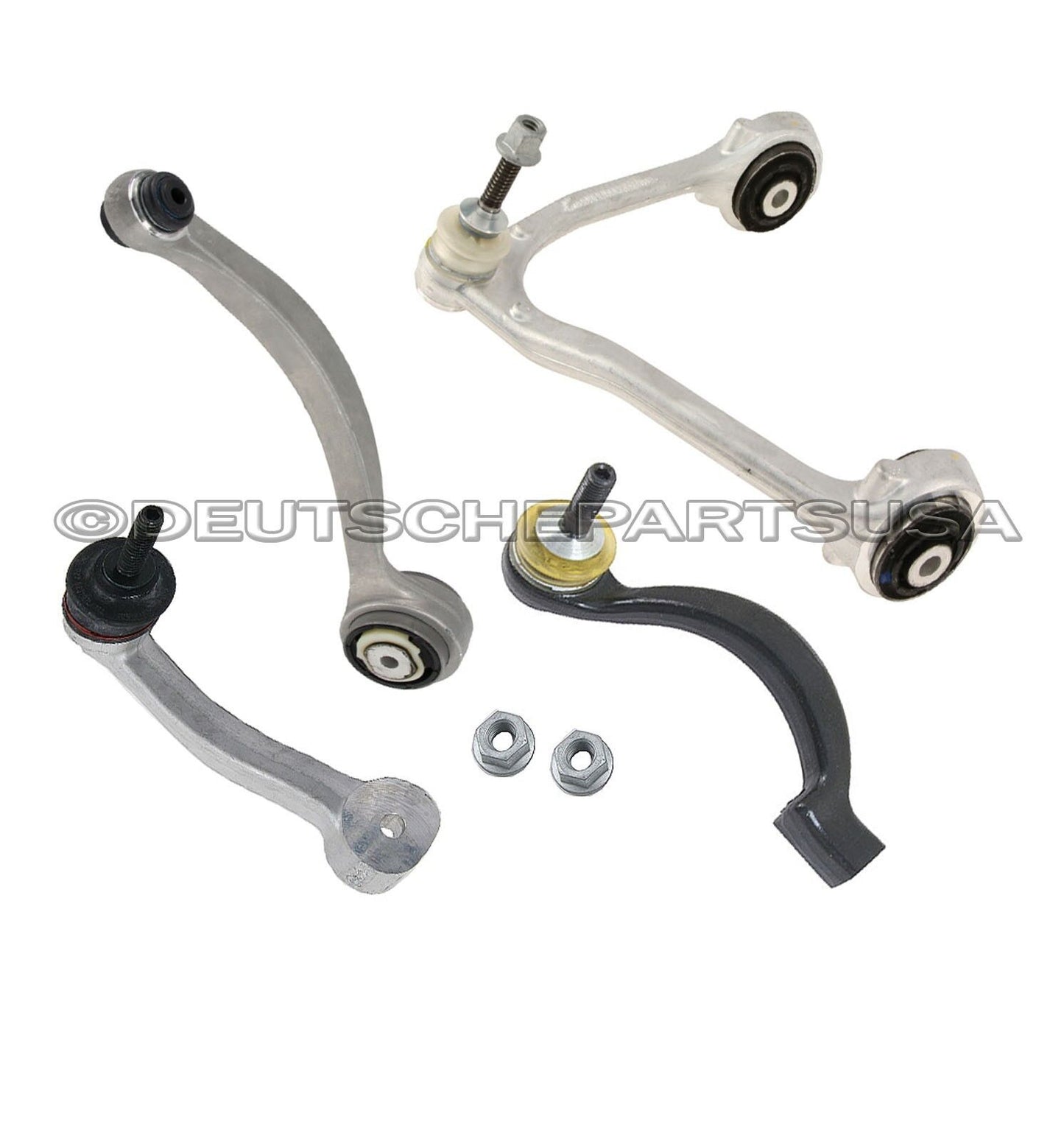 JAGUAR UPPER + LOWER CONTROL ARM BALL JOINT BUSHING Tie Rod Sway Bar Link 4 LEFT