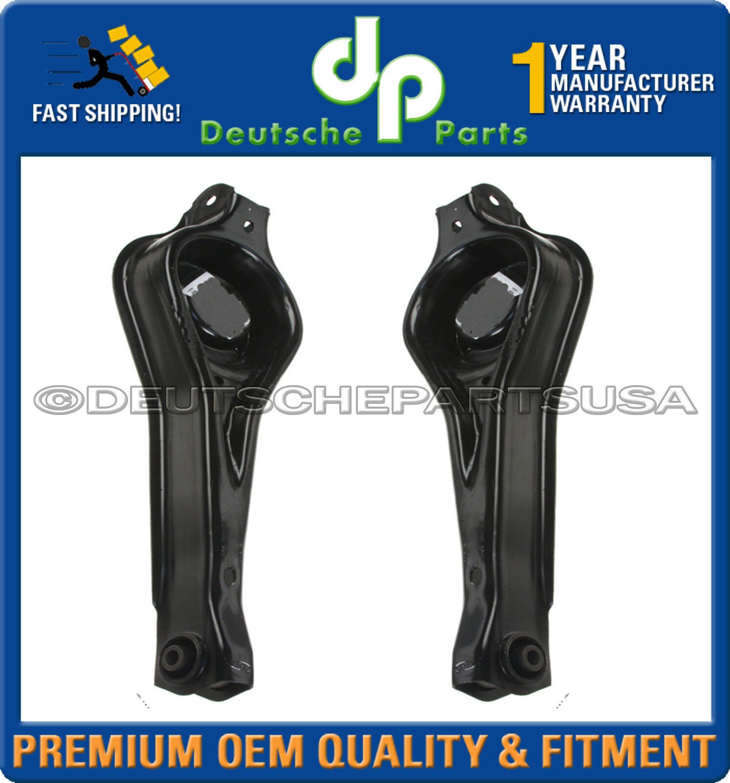REAR LOWER CONTROL ARM Arms + Bushing LEFT + RIGHT Jaguar X-Type C2S24713 SET 2