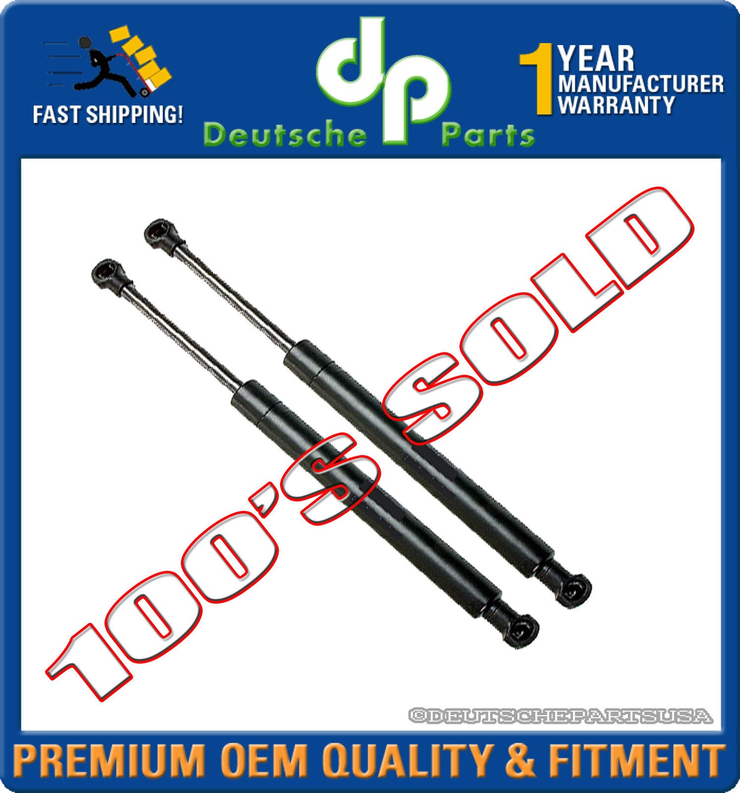 TRUNK STRUT PAIR 51248254281 for BMW E46 320i 323i 325i 328i 330i M3