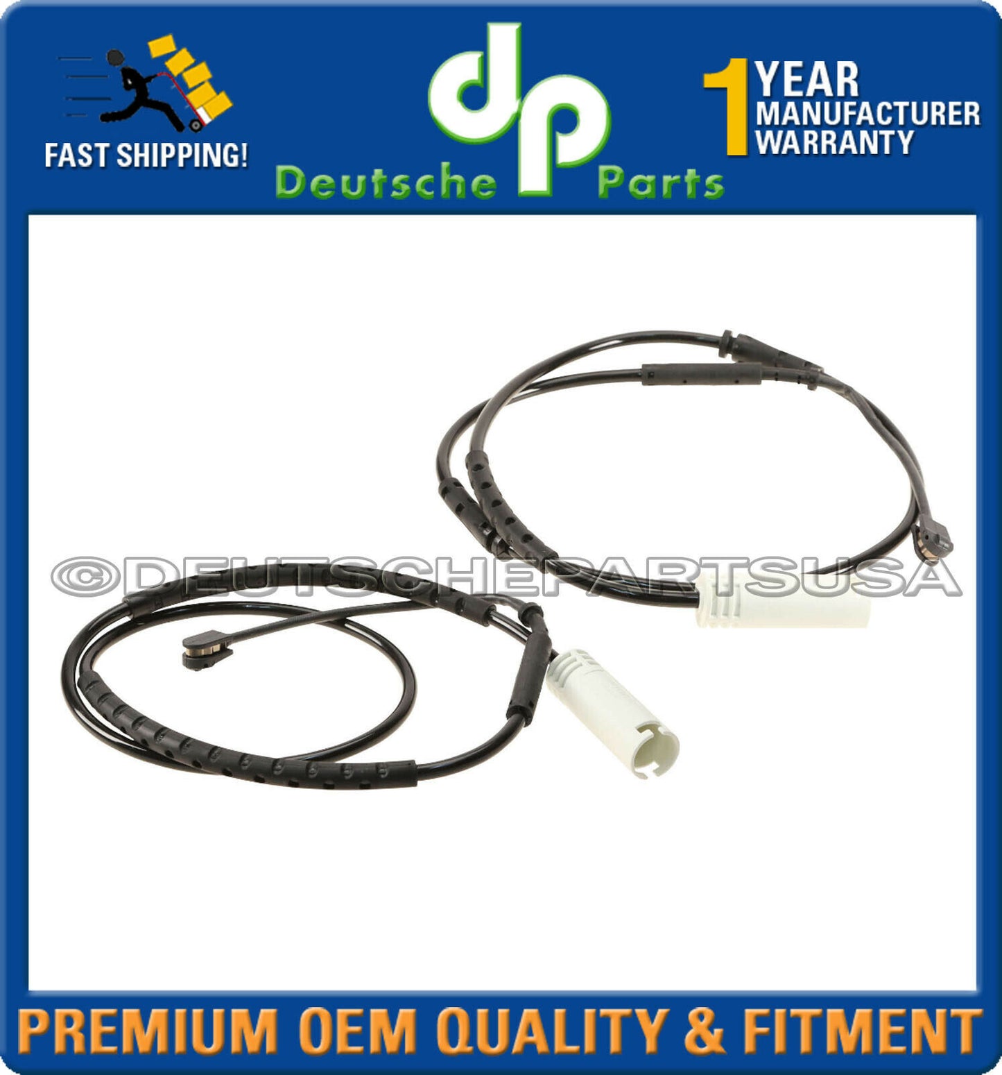 FRONT+REAR BRAKE PAD SENSOR FOR MINI COOPER 34359804833+34359804834 R60 R61 OEMQ