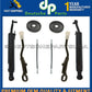 Porsche 986 Boxster Convertible Top Push Rod Tension Cable Gear L+R Set of 8