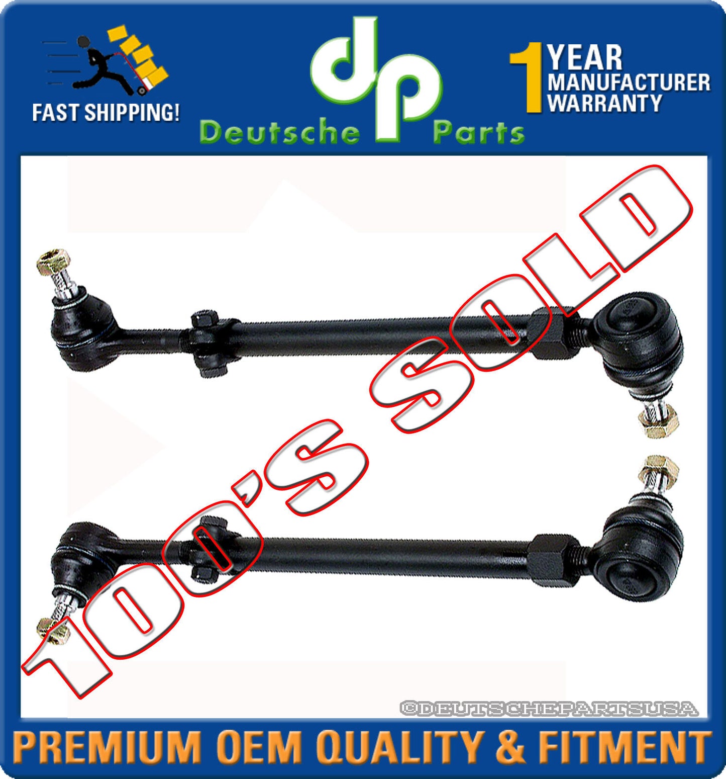 MERCEDES W124 TIE ROD RODS SET E320 E200 300E 300D 1243300803 1243300903 LH RH