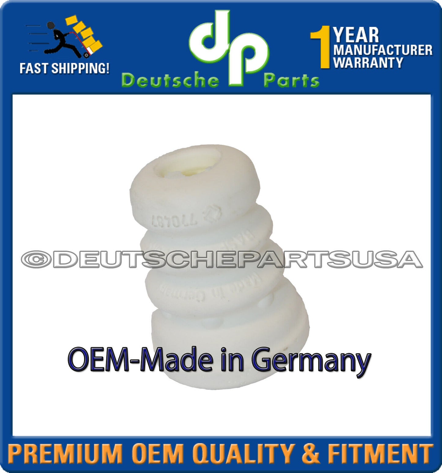 FRONT Strut Shock Bump Stop for AUDI Q7 L/R Made in Germany 7L8 412 303