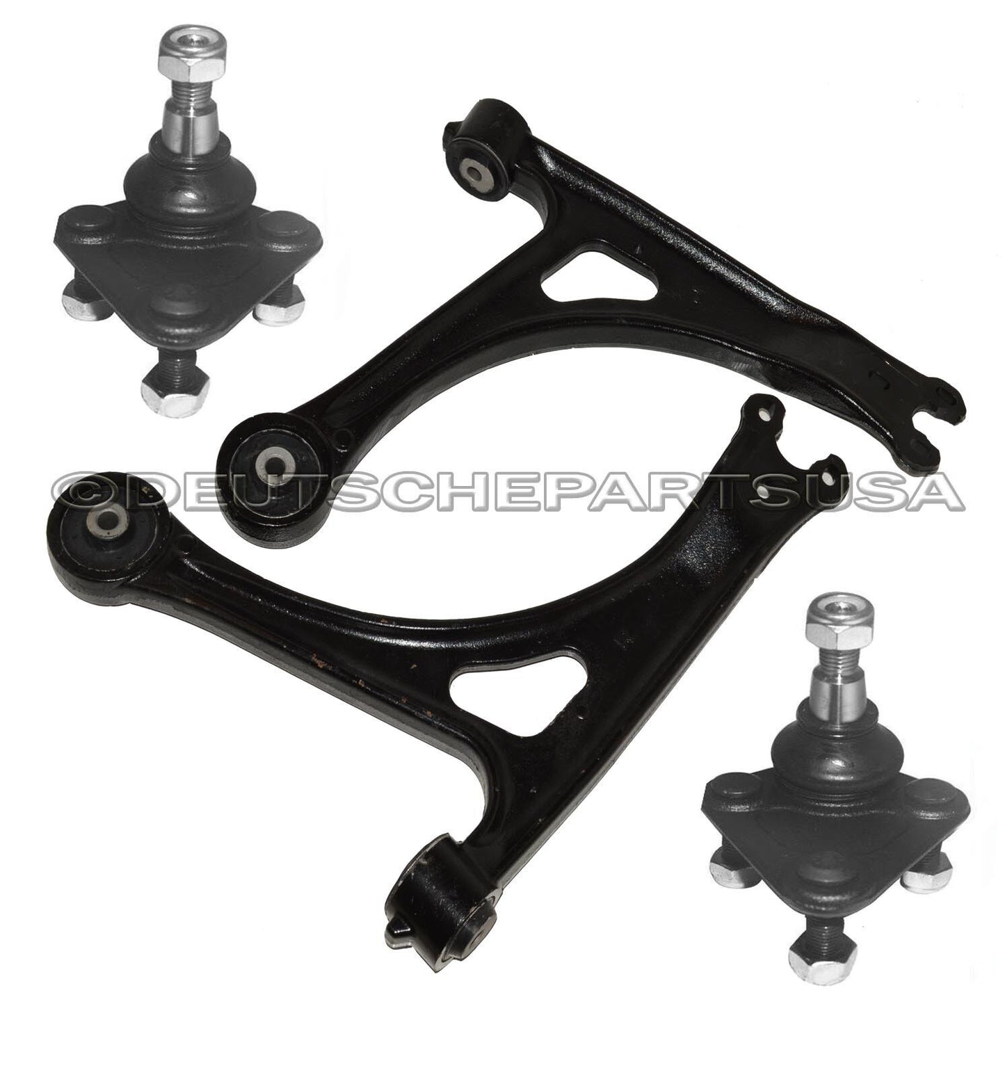 AUDI TT FRONT + REAR CONTROL ARM ASSEMBLY + BALL JOINTS + BUSHINGS + Tie Rods 16
