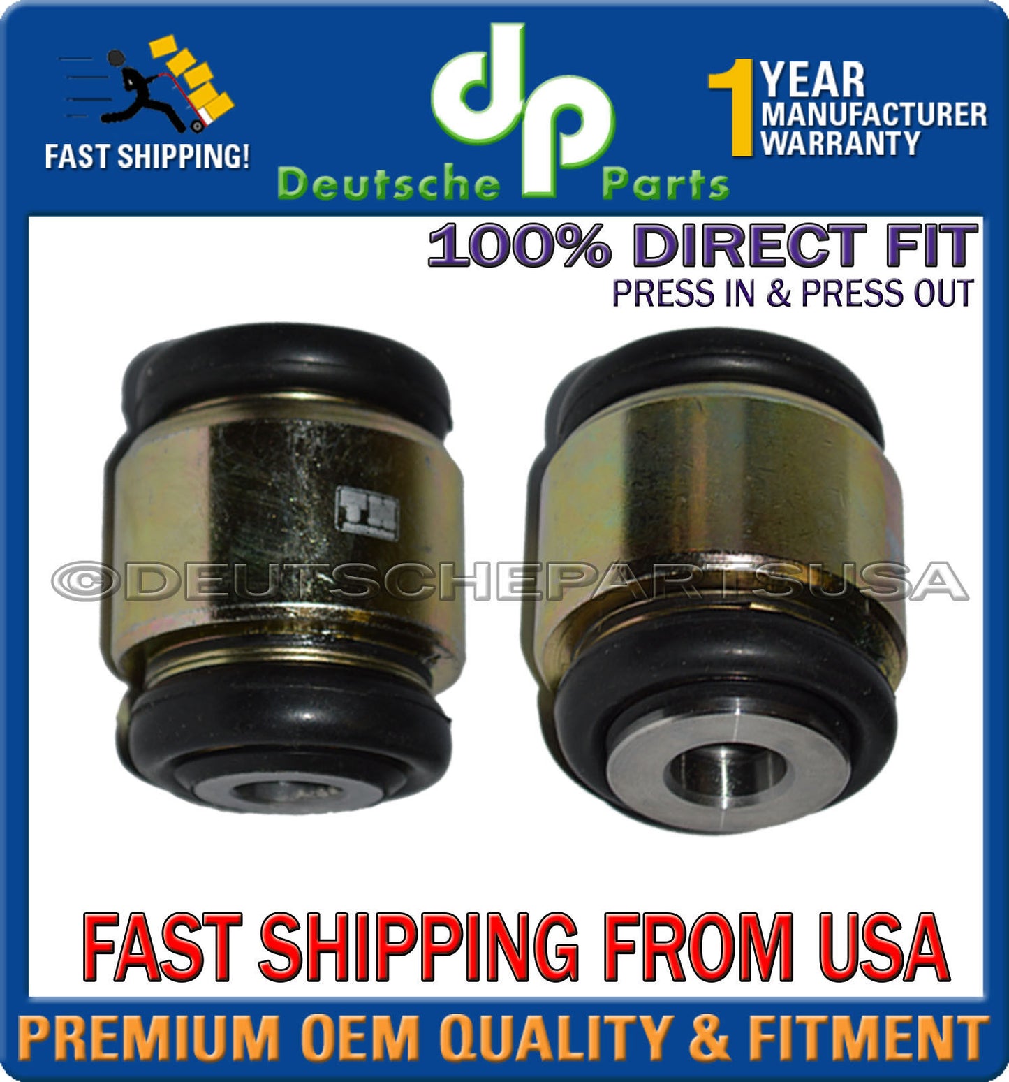 JAGUAR S TYPE Rear Lower Control Arm Fluid Hydrabushes BUSHING Bushings SET 2